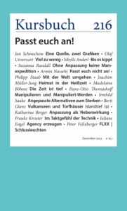 Sachbuch-Highlights: Kursbuch 216